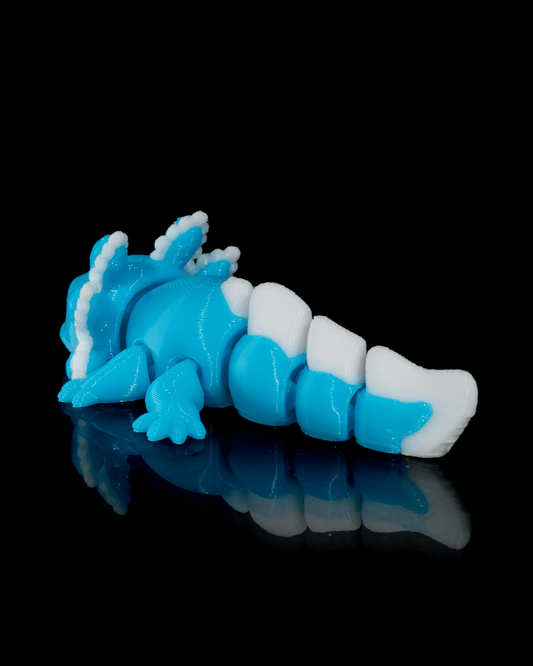 Baby Pop: Adorable 3D Printed Baby Axolotl with Articulated Joints