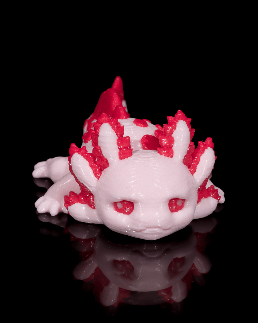 Articulated Baby Axolotl 3D Print – "Baby Velvet"