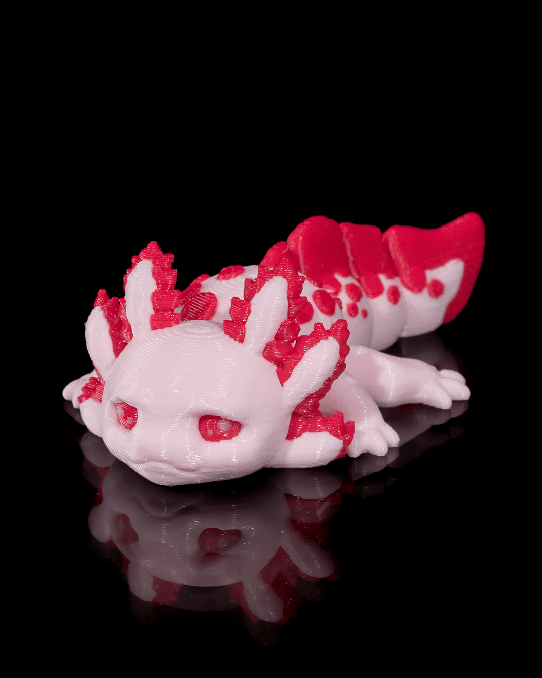 Articulated Baby Axolotl 3D Print – "Baby Velvet"