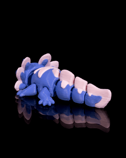 Articulated 3D Printed Baby Tart Model: A Charming Baby Axolotl Toy