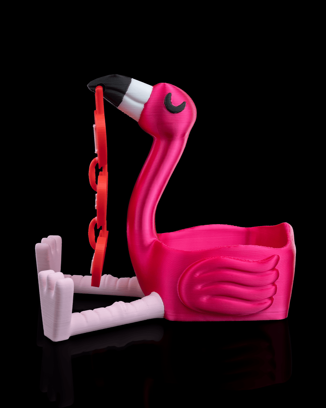 Beak My Valentine | Flamingo Valentine Trinket Dish & Key Holder