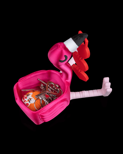Beak My Valentine | Flamingo Valentine Trinket Dish & Key Holder