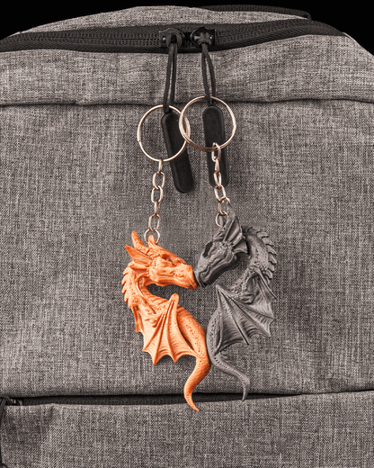 Bonded by Fire Dragon Pendant Set