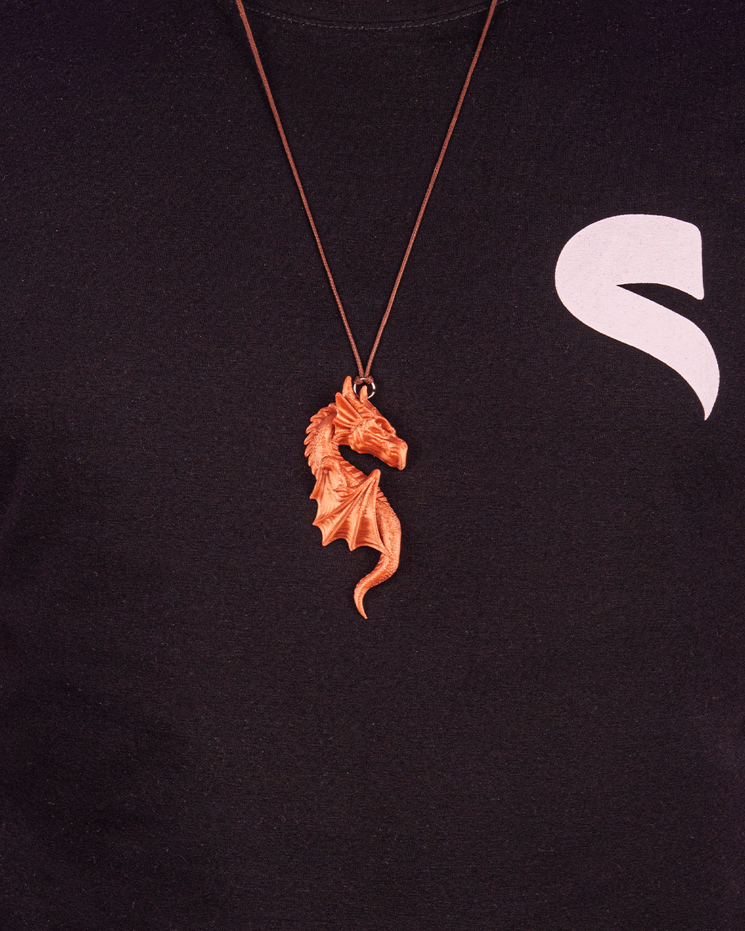 Bonded by Fire Dragon Pendant Set
