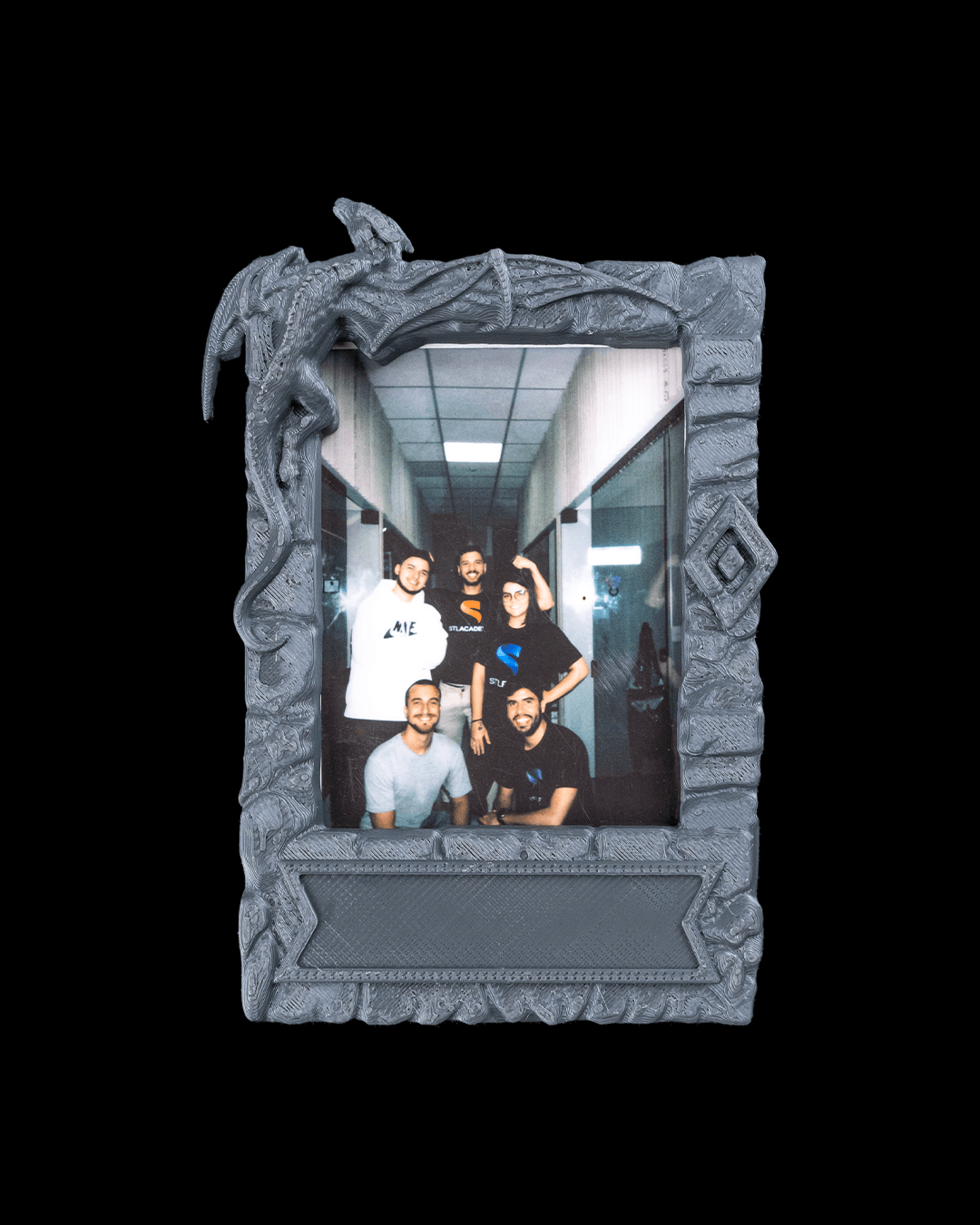 Bound in Stone | Magnetic Photo Frame (Instax Mini or Polaroid 600)