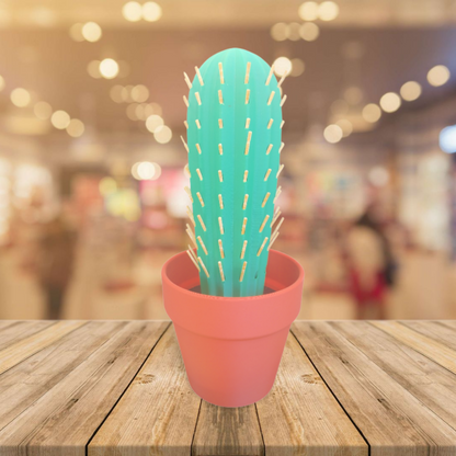 3D Printed Cactus Toothpick Holder - Unique Desert Charm for Home Decor Enthusiasts and DIY Creators