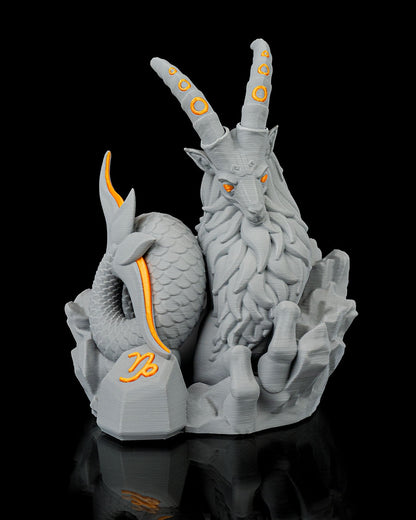 Capricorn Zodiac Statue by STLFlix – Ambitious Sea Goat Collectible | Dragons N Doodads