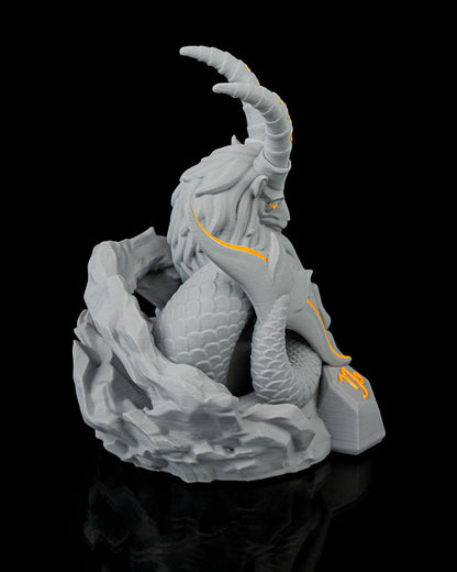 Capricorn Zodiac Statue by STLFlix – Ambitious Sea Goat Collectible | Dragons N Doodads
