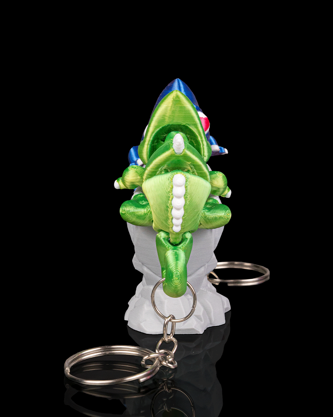 Chamele-Ones | Chameleon Keychain Pair