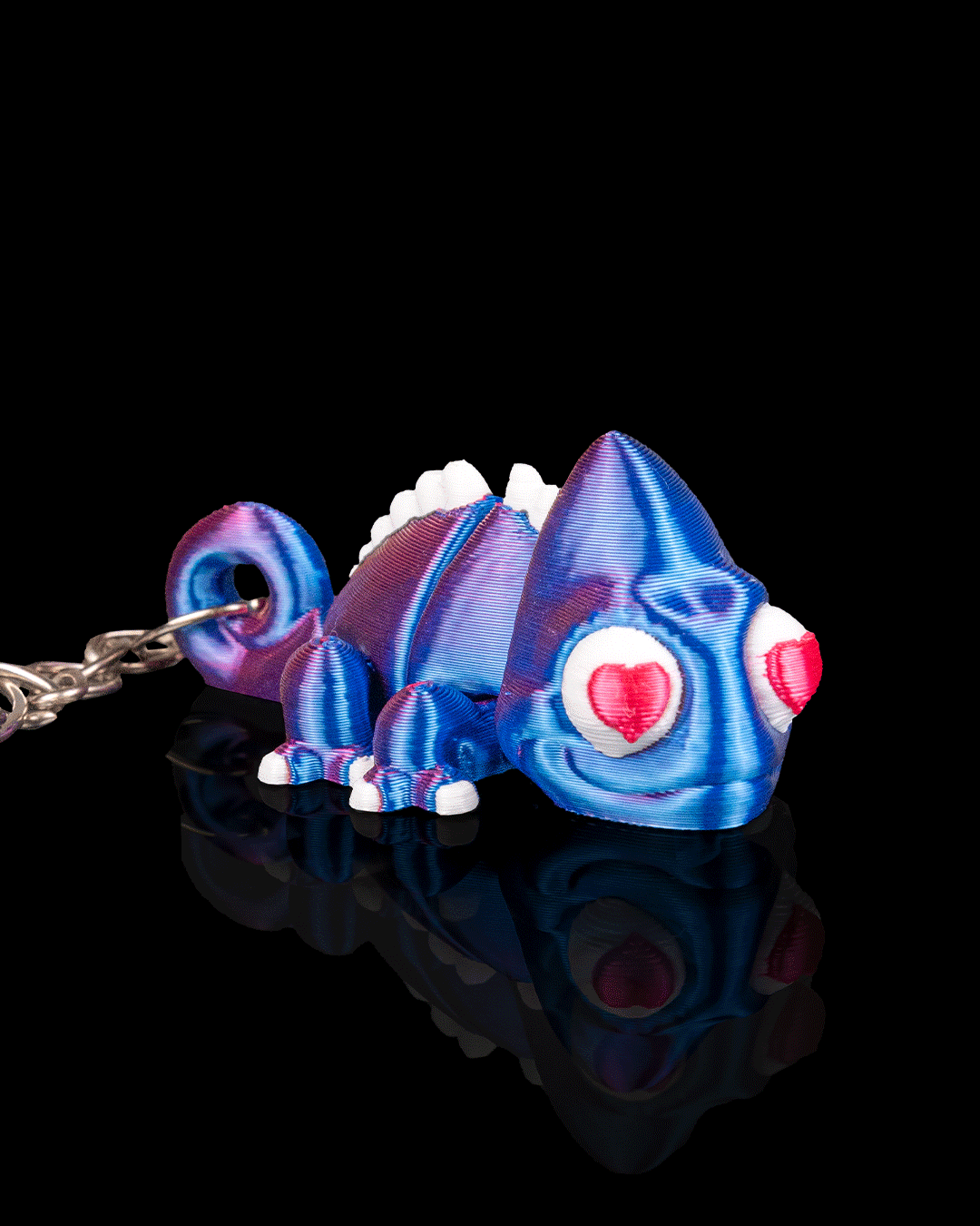 Chamele-Ones | Chameleon Keychain Pair
