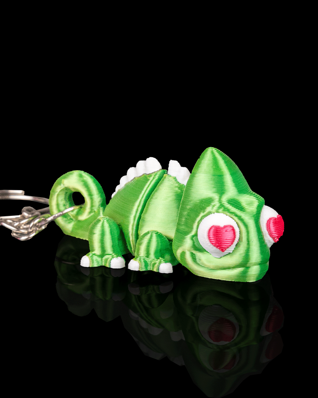Chamele-Ones | Chameleon Keychain Pair