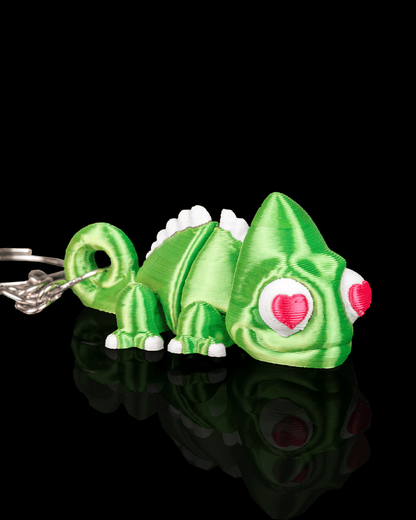 Chamele-Ones | Chameleon Keychain Pair