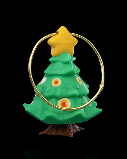 Christmas Treemic Ornament by STLFlix - Quirky Monster Christmas Tree Decor