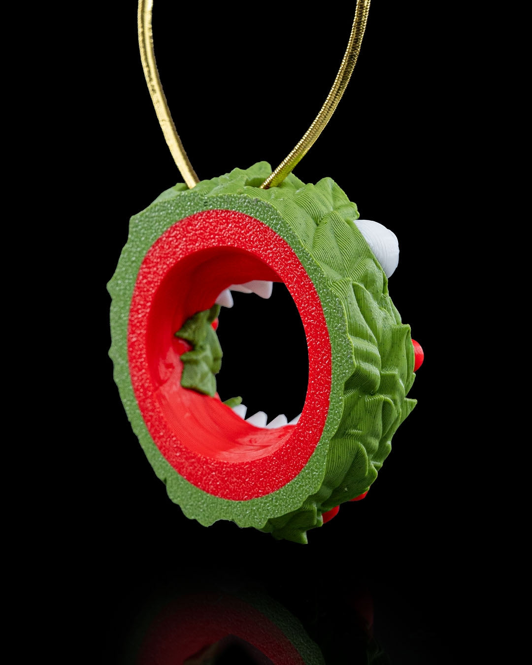 Christmas Wrath Ornament - Unique Handmade Wreath Decoration by STLFlix