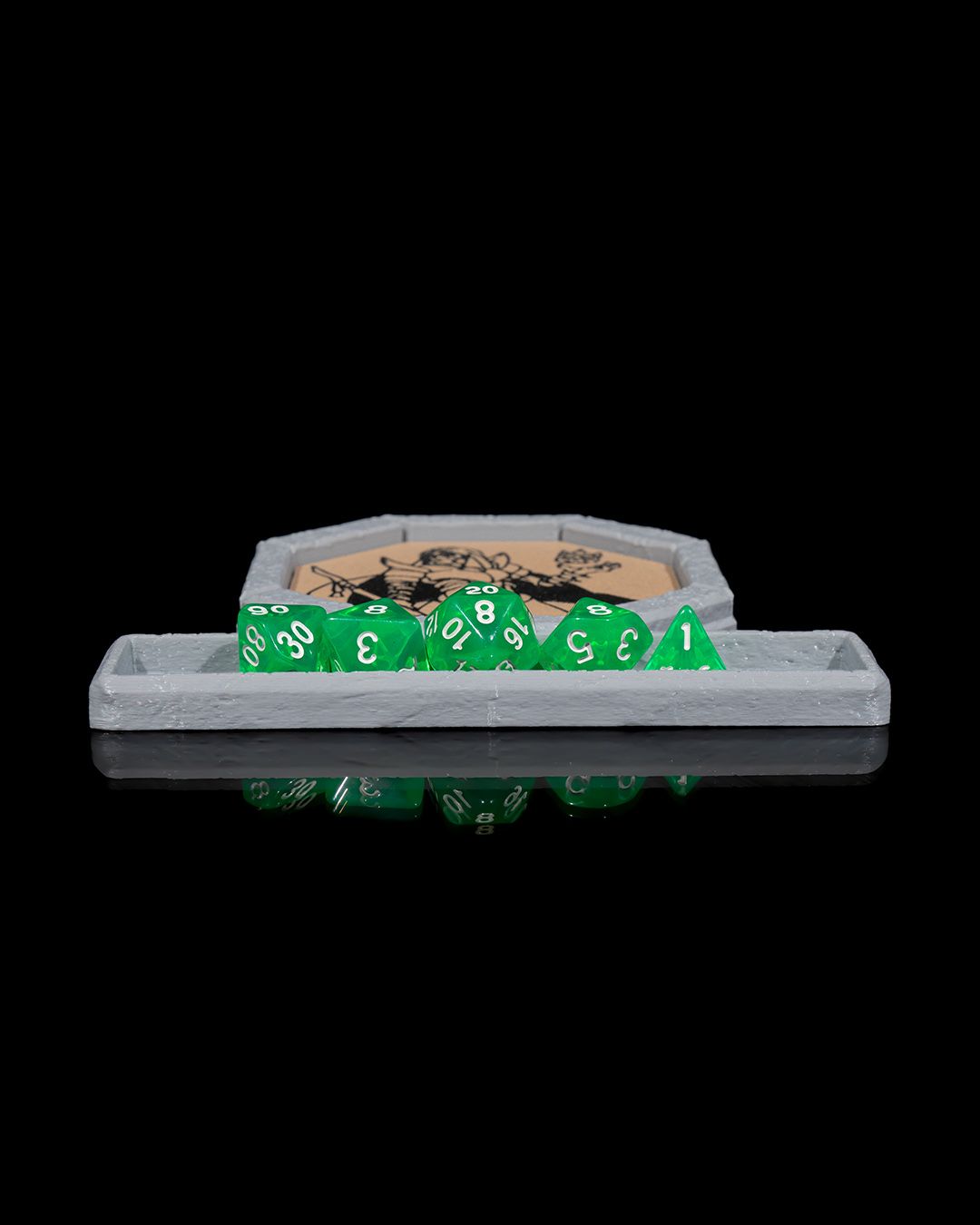 Class-ic Chaos Coasters and Dice Tray