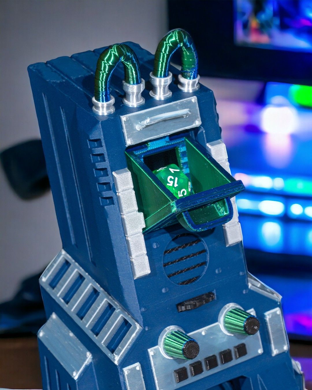 Control Panel Dice Tower