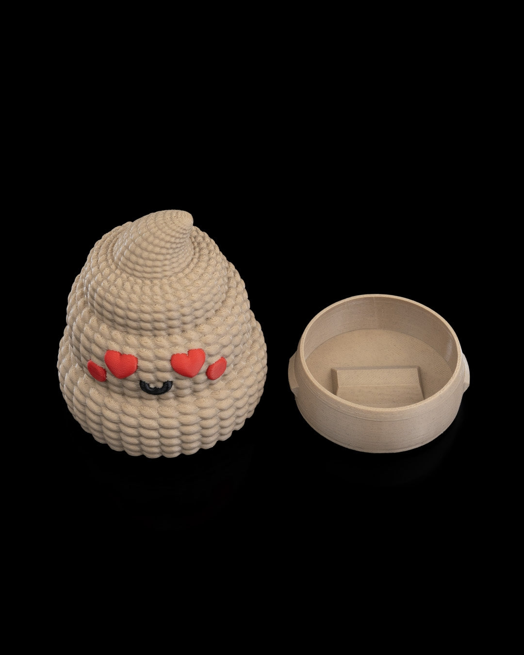 Cute Poop | Valentine Poop Keepsake Box with Hidden Storage