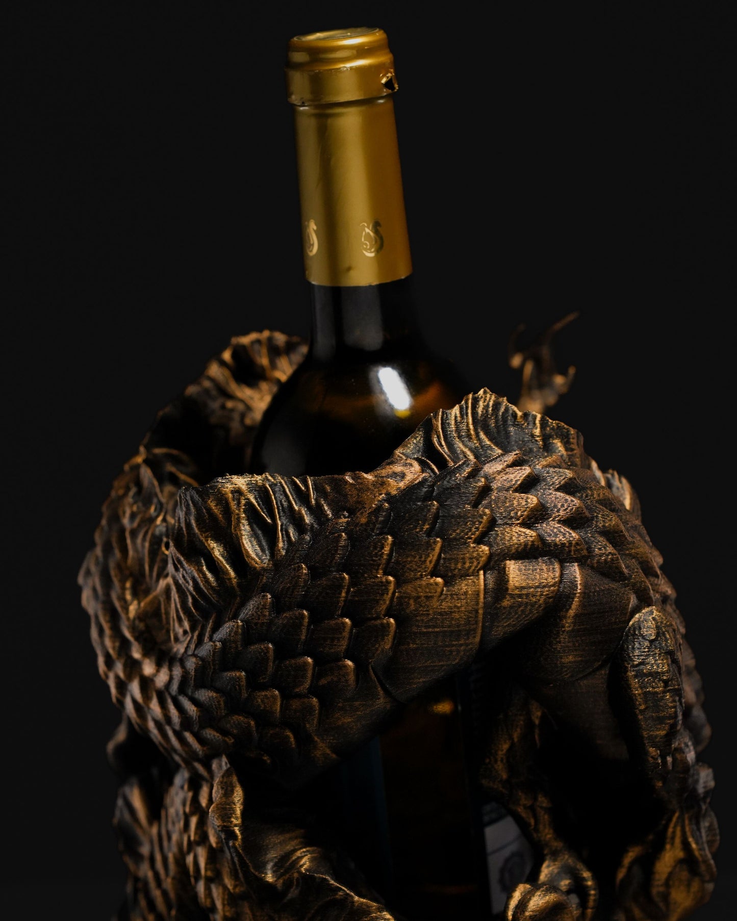 Chinese Dragon Wine Bottle Holder