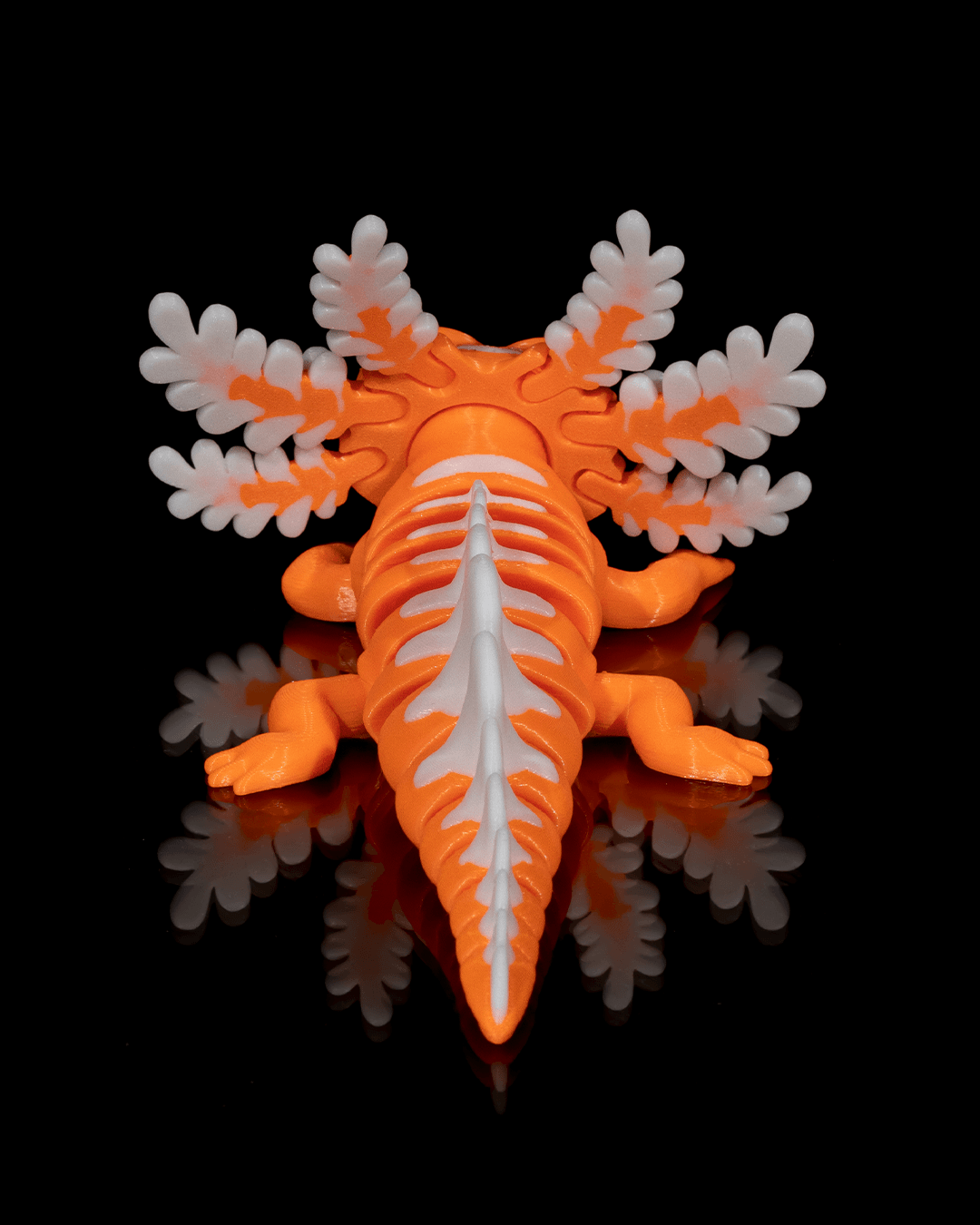 Dandy Candy Axolotl: Vivacious 3D Printed Creature with Articulated Joints