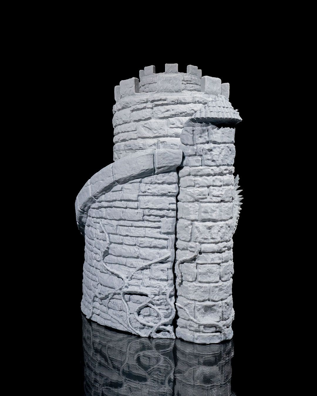 Dice Tower Wine Bag Dispenser