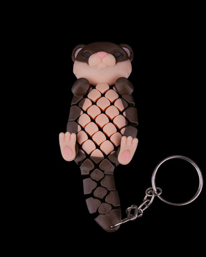 Dottie the Otter – Mesh Buddy Fidget Keychain