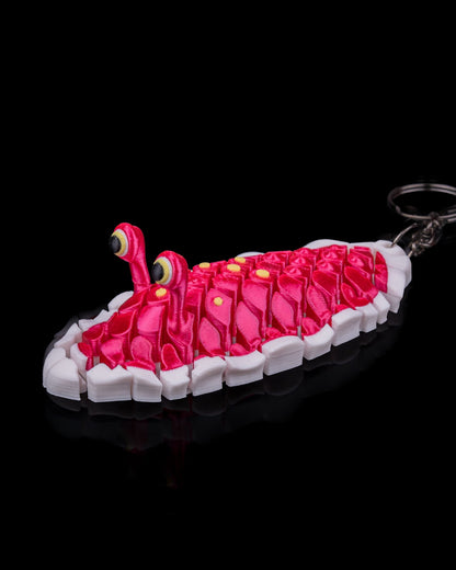 Doug the Sea Slug – Articulated Mesh Buddy Keychain