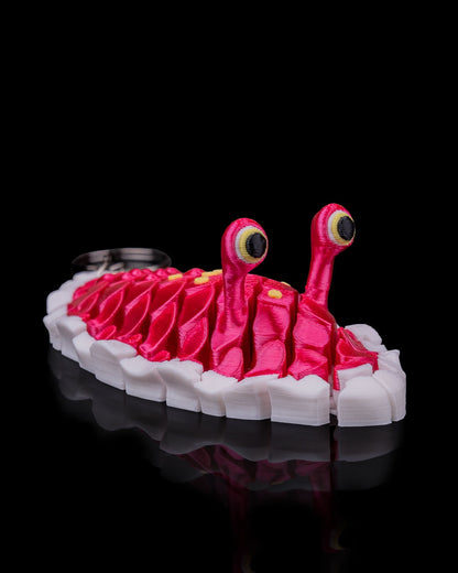 Doug the Sea Slug – Articulated Mesh Buddy Keychain