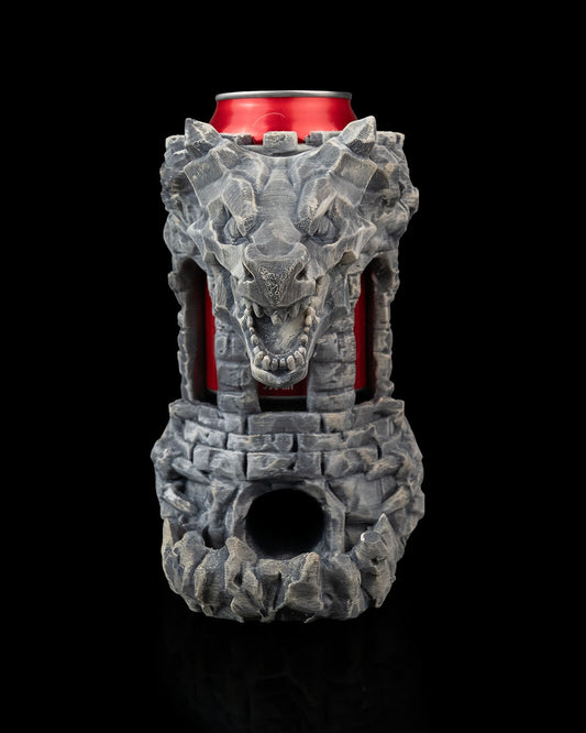 Dragon’s Fortress Can Holder & Dice Tower