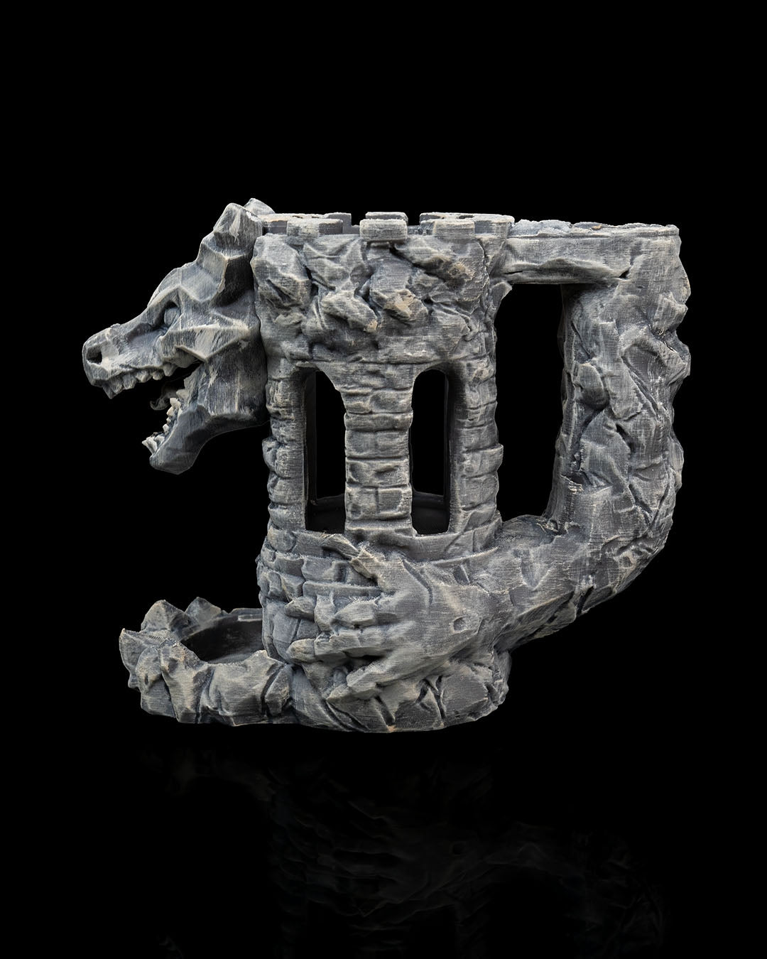 Dragon’s Fortress Can Holder & Dice Tower