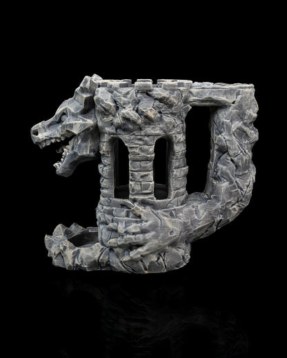 Dragon’s Fortress Can Holder & Dice Tower