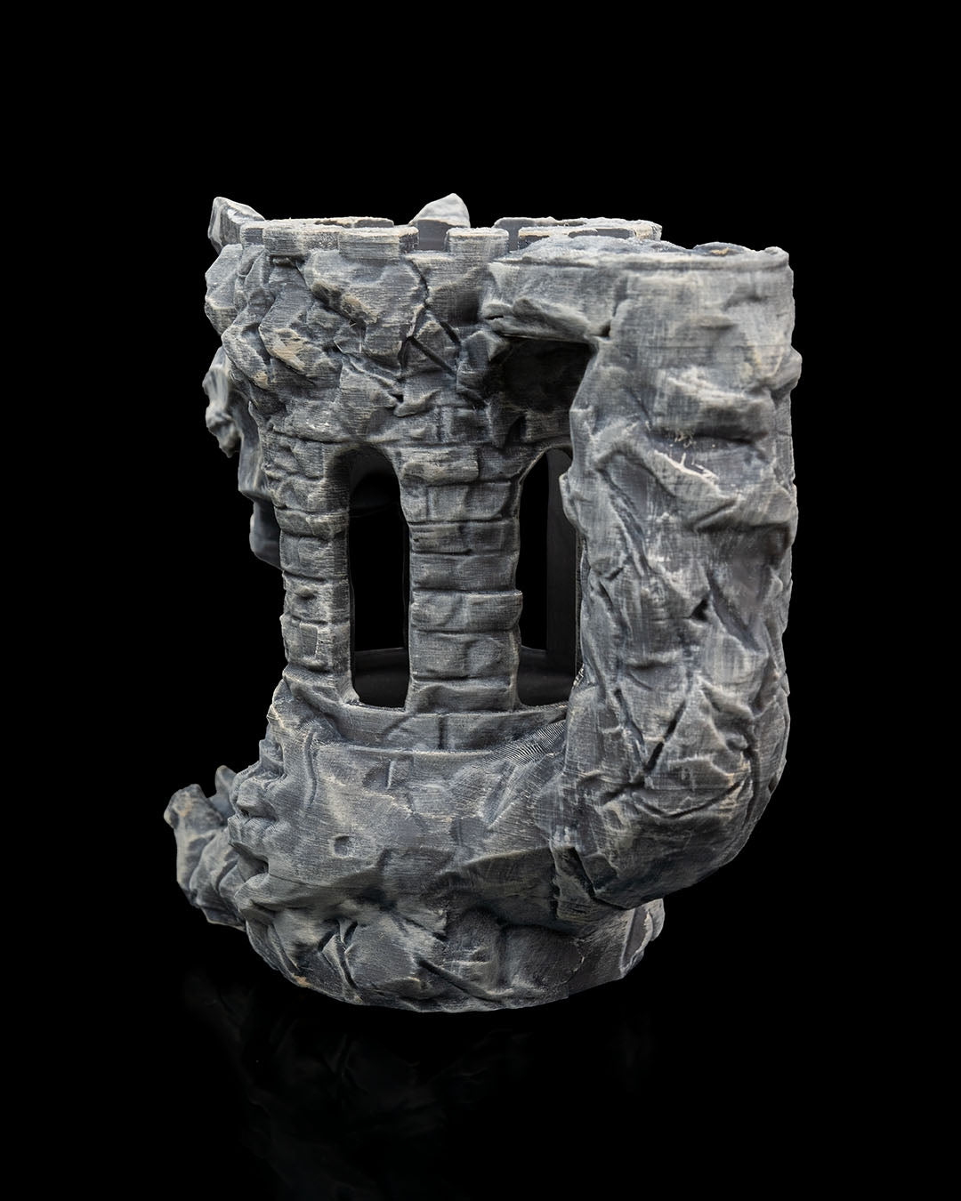 Dragon’s Fortress Can Holder & Dice Tower