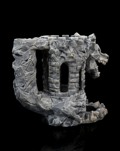 Dragon’s Fortress Can Holder & Dice Tower