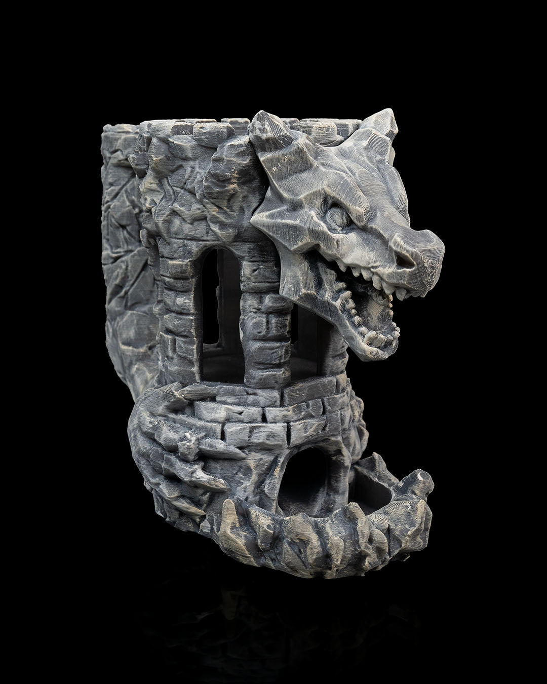 Dragon’s Fortress Can Holder & Dice Tower