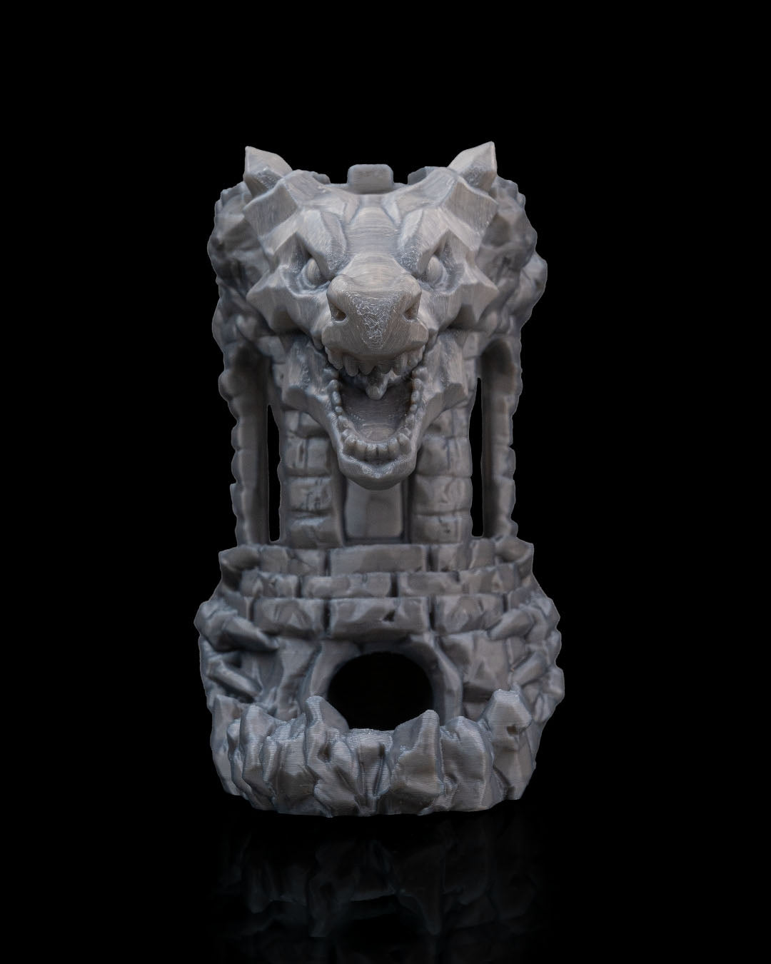 Dragon’s Fortress Can Holder & Dice Tower