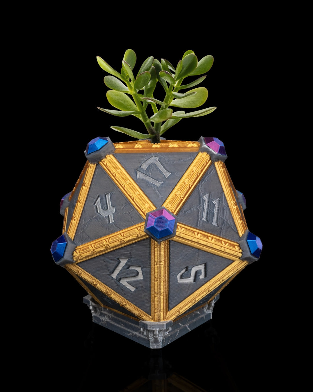 Dwarven D20 Planter – Forge Your Own Adventure