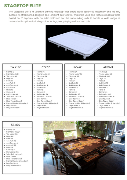 StageTop Elite: The Ultimate Modular Gaming Table