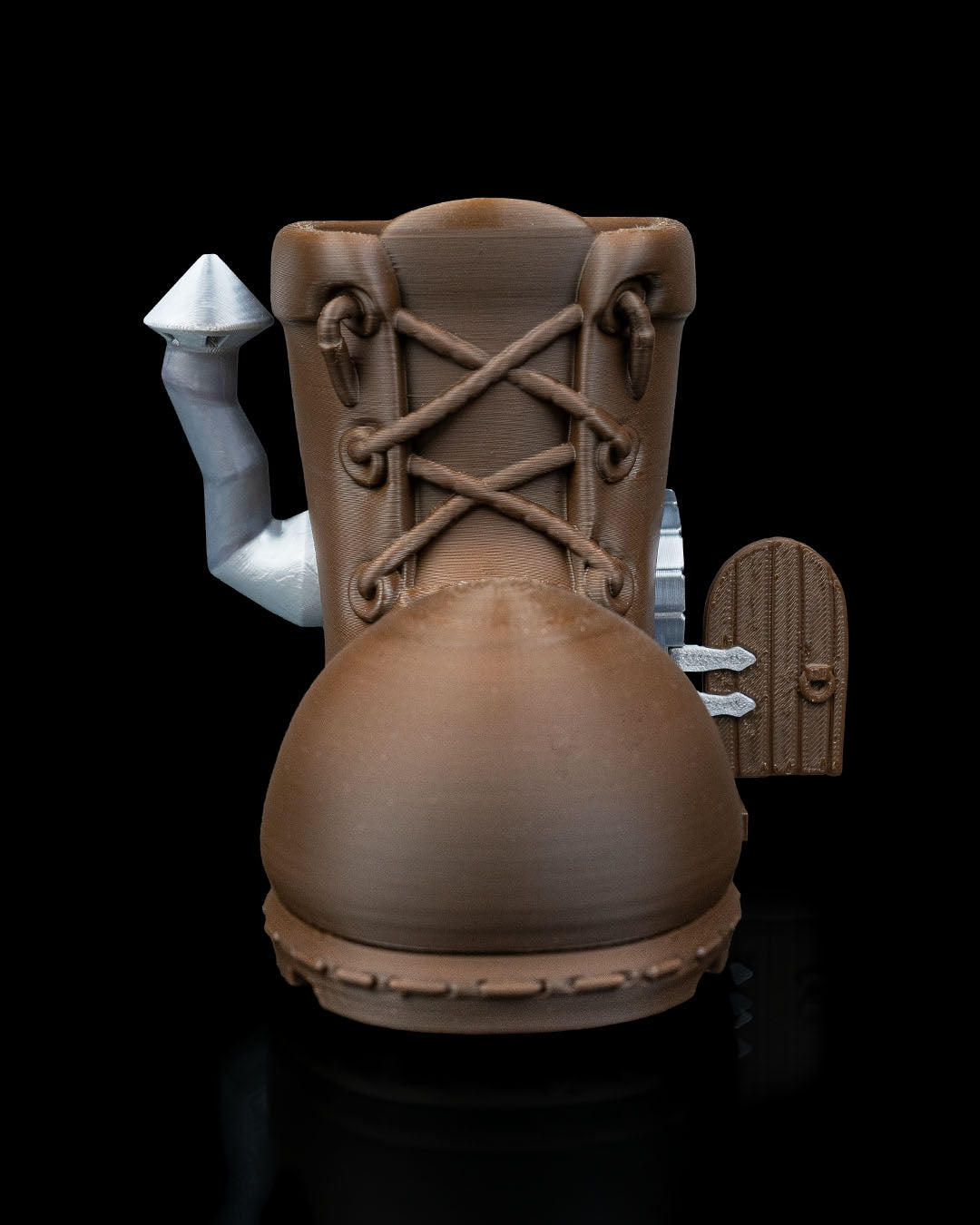 Fairy Step Inn – 3D Printed Boot-Shaped Fairy House for Whimsical Garden Decor