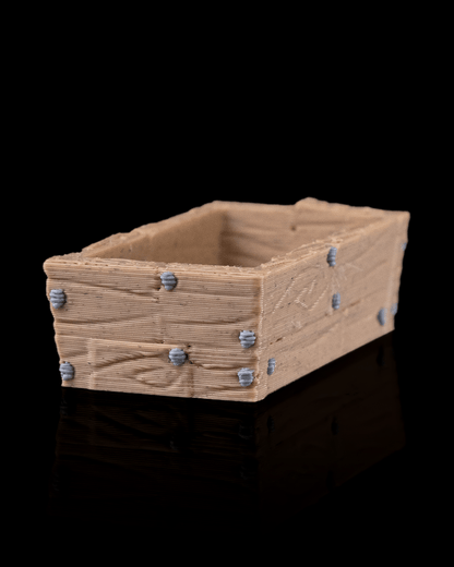 3D-Printed Feeding Trough by STLFlix – Rustic Farmhouse Decor & Collectible Miniature Accent