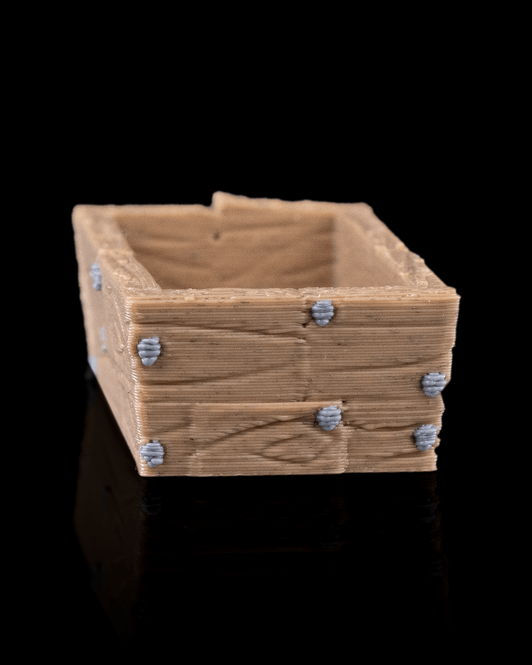 3D-Printed Feeding Trough by STLFlix – Rustic Farmhouse Decor & Collectible Miniature Accent