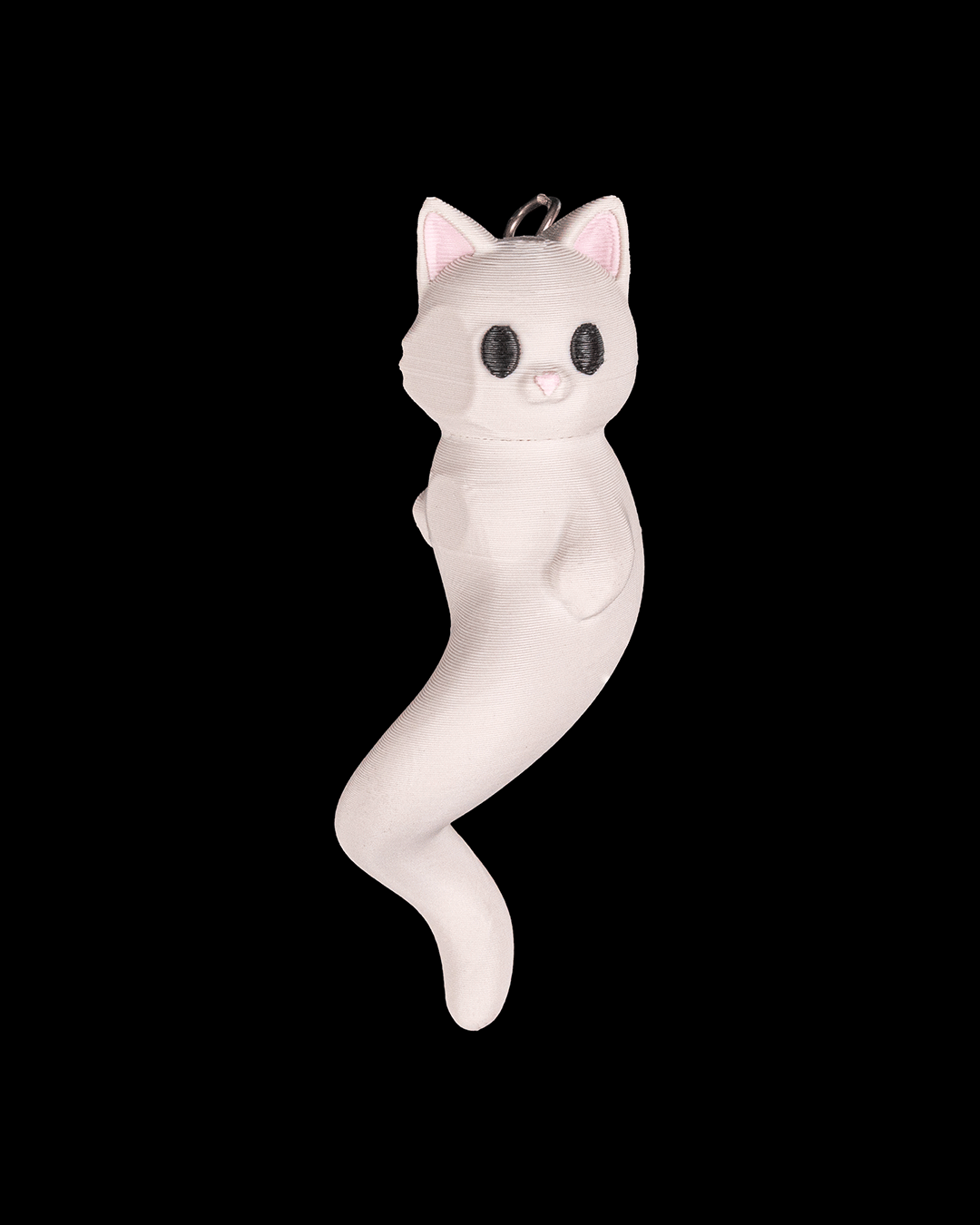 Feline Match Pendants – Intertwined Cat Couple Keychains