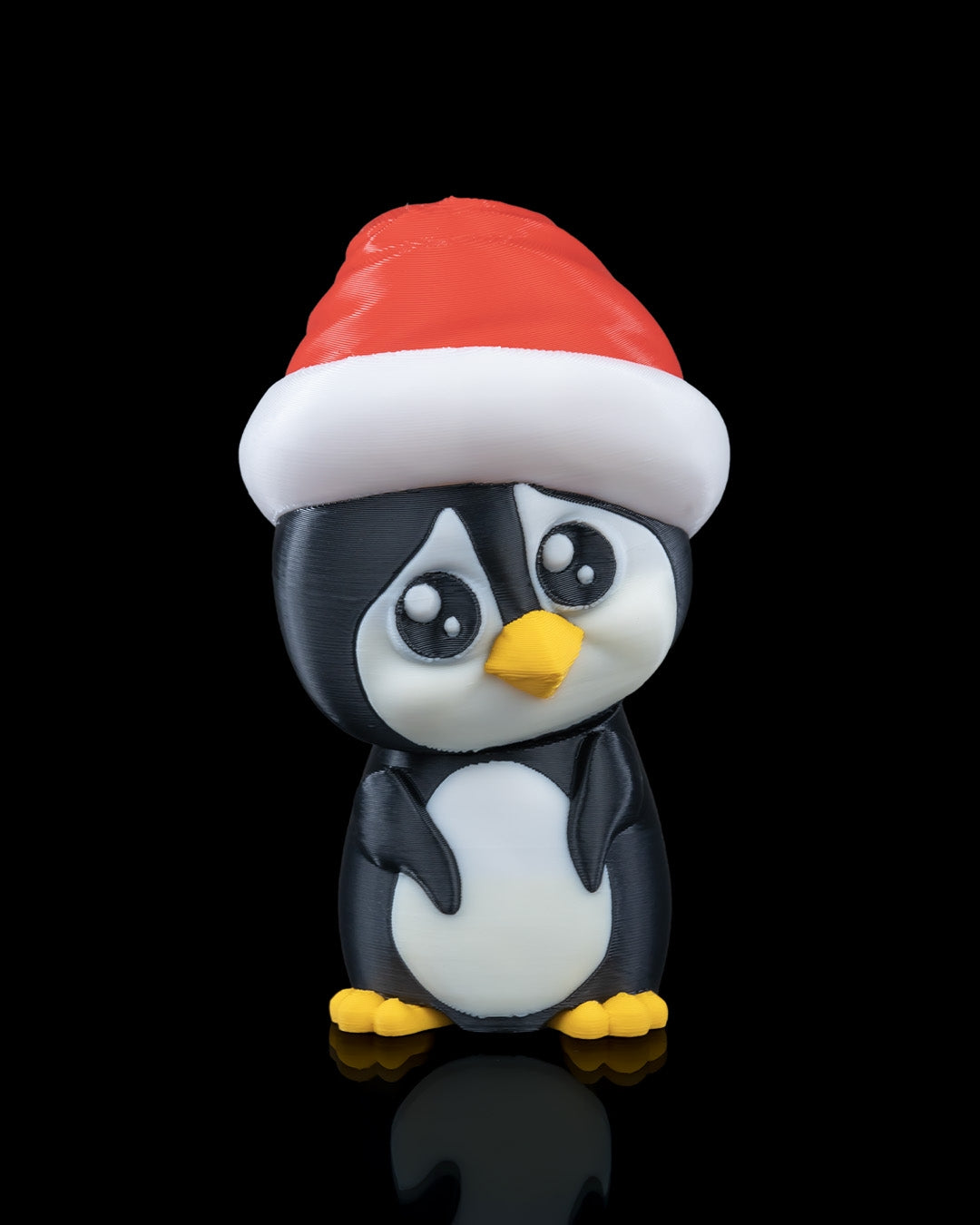 Flipper the Penguin Ornament - Adorable Christmas Penguin with Collapsible Feet