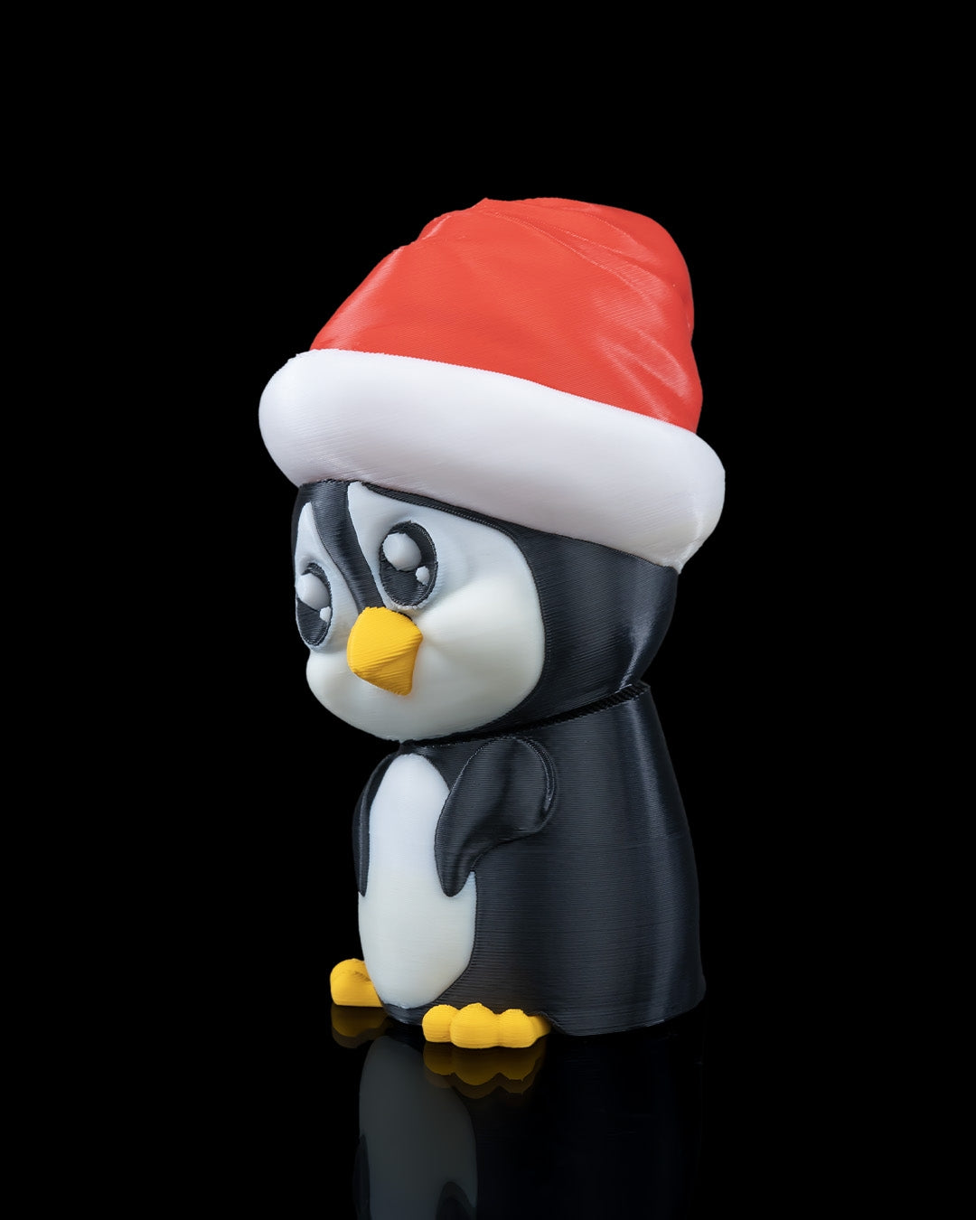 Flipper the Penguin Ornament - Adorable Christmas Penguin with Collapsible Feet