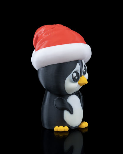 Flipper the Penguin Ornament - Adorable Christmas Penguin with Collapsible Feet