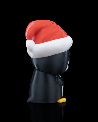 Flipper the Penguin Ornament - Adorable Christmas Penguin with Collapsible Feet