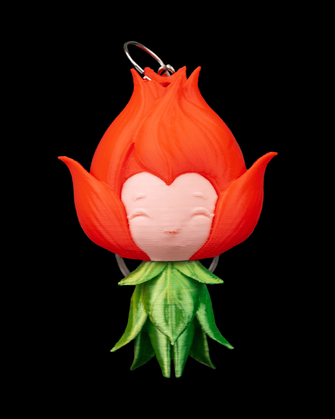 Flo the Flower Spirit Keychain