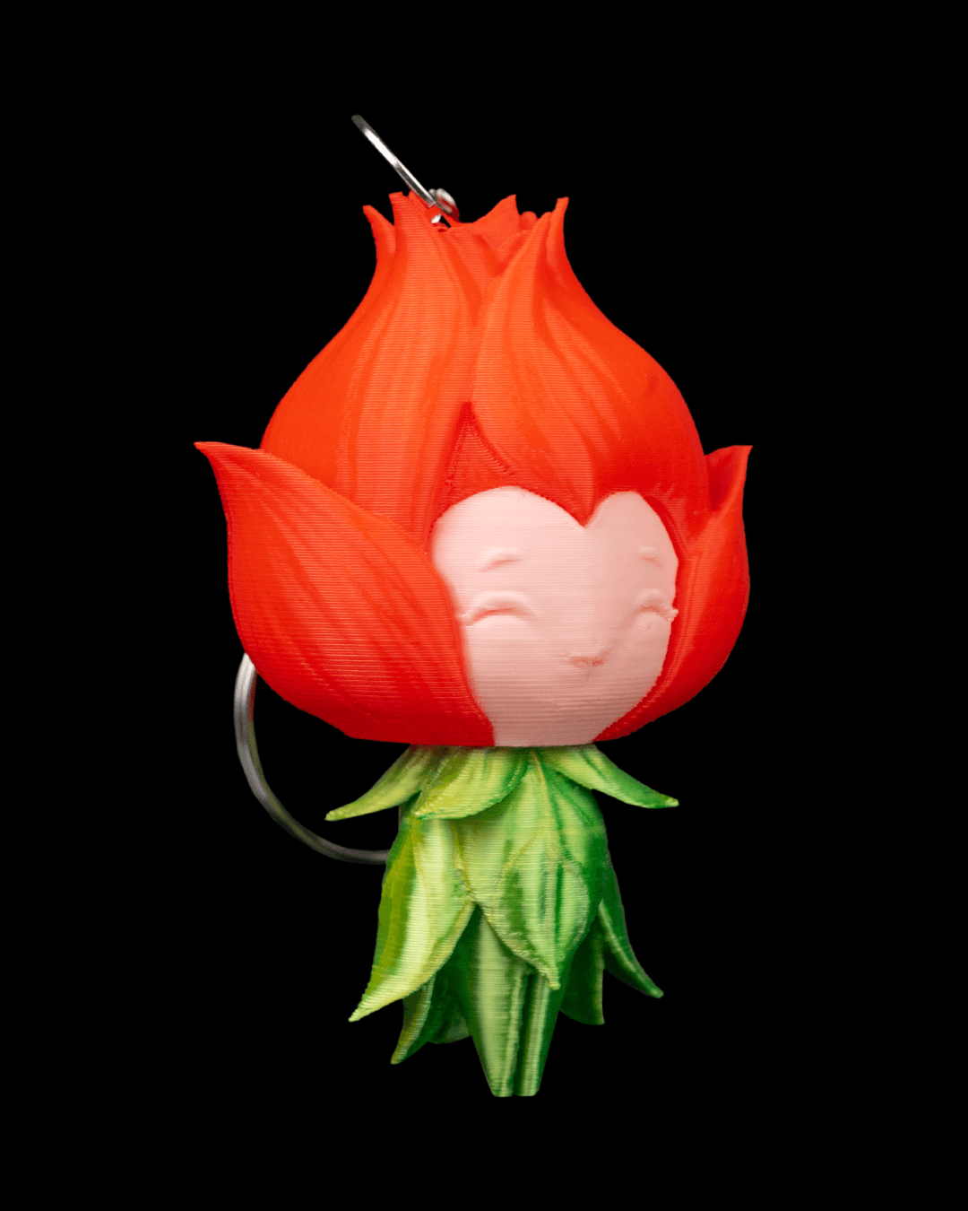 Flo the Flower Spirit Keychain