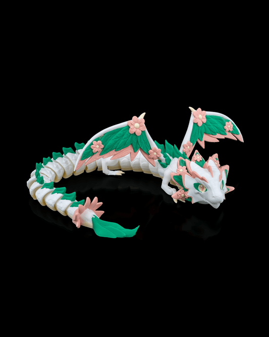 Floral Empress: The Enchanting Dragon of Nature’s Elegance