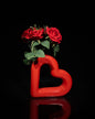 Geometric Heart Vase - Unique 3D-Printed Valentine’s Day Decor