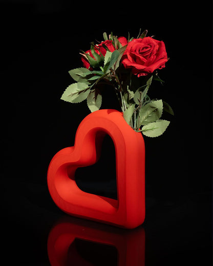 Geometric Heart Vase - Unique 3D-Printed Valentine’s Day Decor