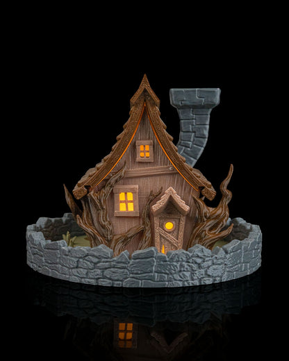 Ghost Manor Backflow Incense Holder & Lamp